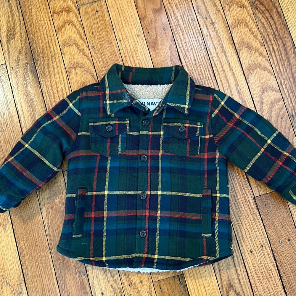 Old navy shacket for baby boy